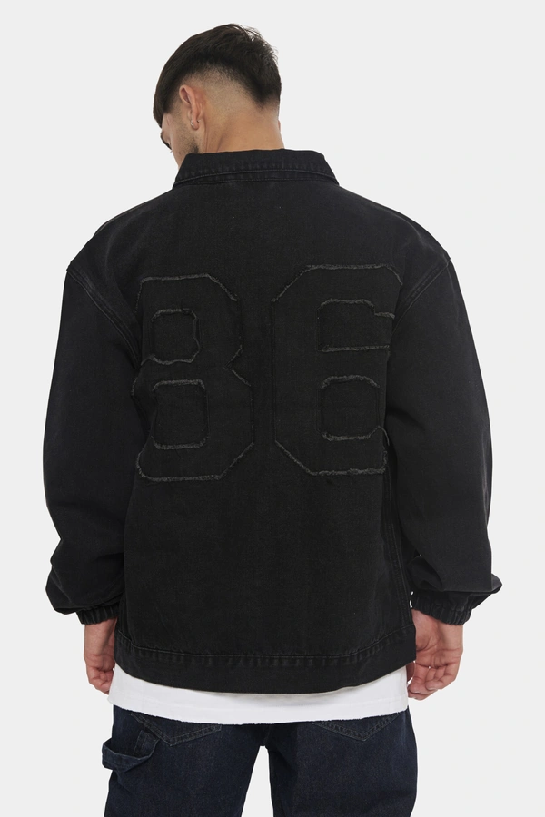גקט גינס אוברסייז NO.86 BLACK