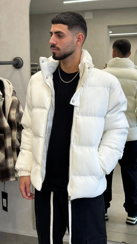 מעיל פוף NICE WHITE